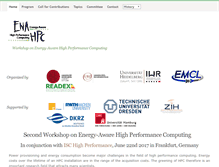 Tablet Screenshot of ena-hpc.org